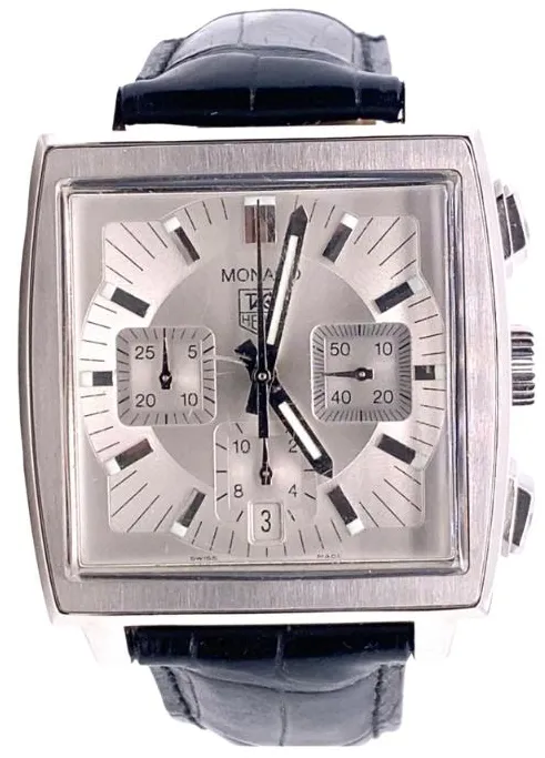 TAG Heuer Monaco CW2112 38mm Stainless steel Silver