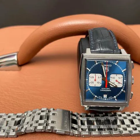 TAG Heuer Monaco CW2113-0 38mm Stainless steel Blue