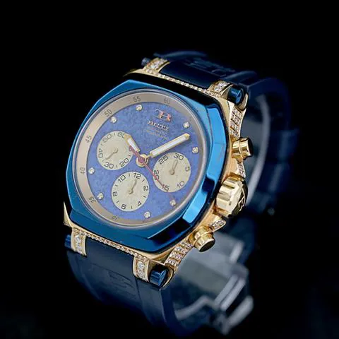 TB Buti 44mm Yellow gold Blue 12