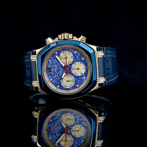 TB Buti 44mm Yellow gold Blue 3