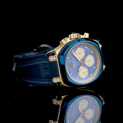 TB Buti 44mm Yellow gold Blue 7