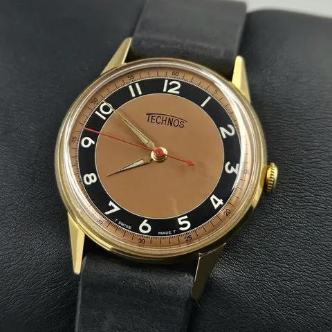 Technos 2801-2 31mm Yellow gold and Stainless steel Bronze