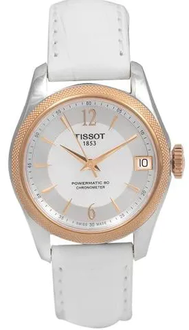 Tissot Ballade Powermatic 80 COSC T108.208.26.117.00 30mm Stainless steel White