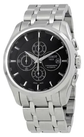 Tissot Couturier T035.627.11.051.00 43mm Stainless steel Black