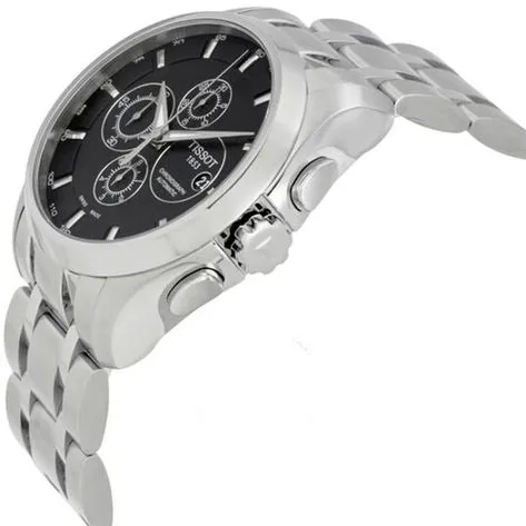 Tissot Couturier T035.627.11.051.00 43mm Stainless steel Black 2