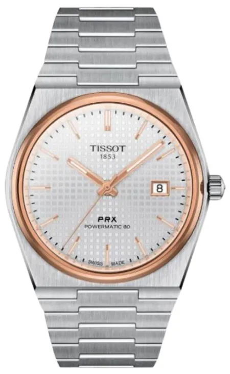 Tissot Powermatic T1374072103100 40mm Stainless steel Silver