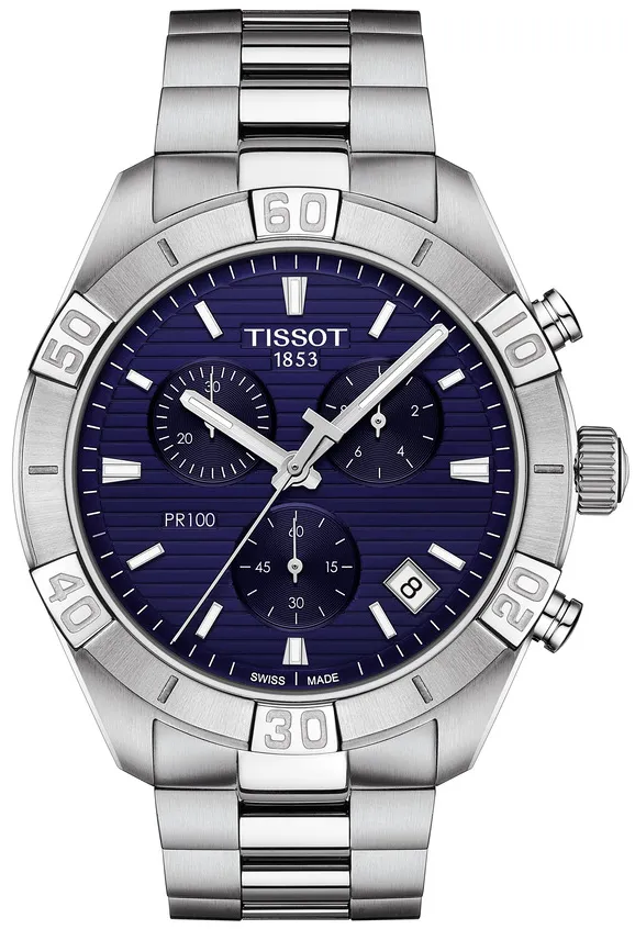 Tissot PR 100 T101.617.11.041.00 44mm Stainless steel Blue