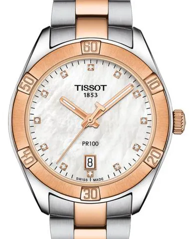 Tissot PR 100 T101.910.22.116.00 36mm Stainless steel White Mother of Pearl