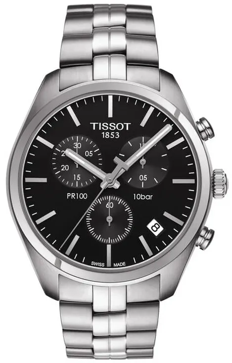 Tissot PR 100 T1014171105100 42mm Stainless steel Black