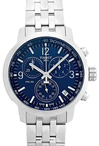 Tissot PRC T114.417.11.047.00 43mm Stainless steel Blue