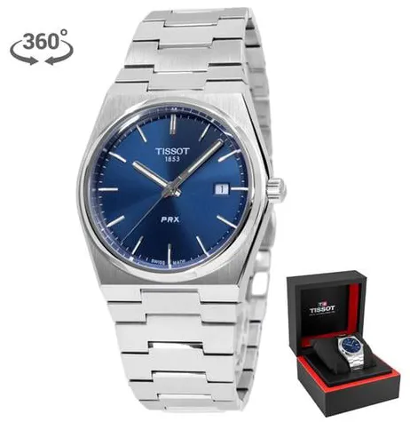 Tissot PRX T137.410.11.041.00 40mm Stainless steel Blue