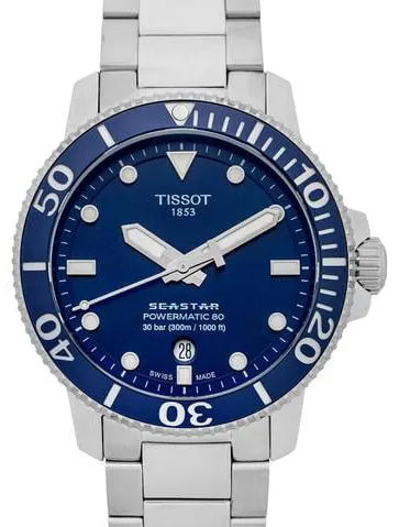 Tissot Seastar 1000 T120.407.11.041.03 43mm Stainless steel Blue