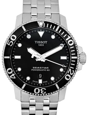 Tissot Seastar 1000 T120.407.11.051.00 43mm Stainless steel Black