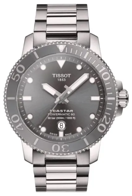 Tissot Seastar 1000 T120.407.11.081.01 43mm Stainless steel Gray