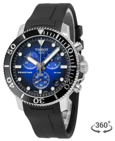 Tissot Seastar 1000 T120.417.17.041.00 45.5mm Stainless steel Black