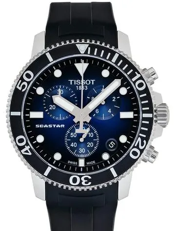 Tissot Seastar 1000 T120.417.17.041.00 45.5mm Stainless steel Black