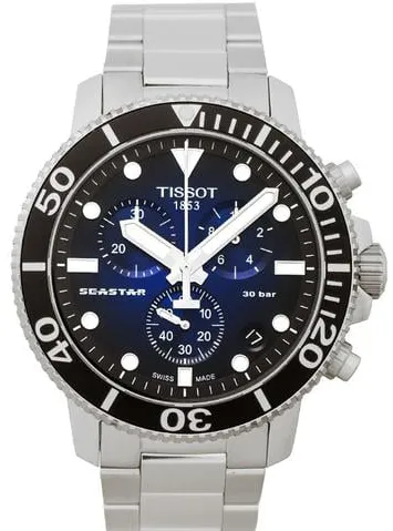 Tissot Seastar T120.417.11.041.01 45.5mm Stainless steel Black