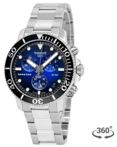 Tissot Seastar T120.417.11.041.01 45.5mm Stainless steel Black