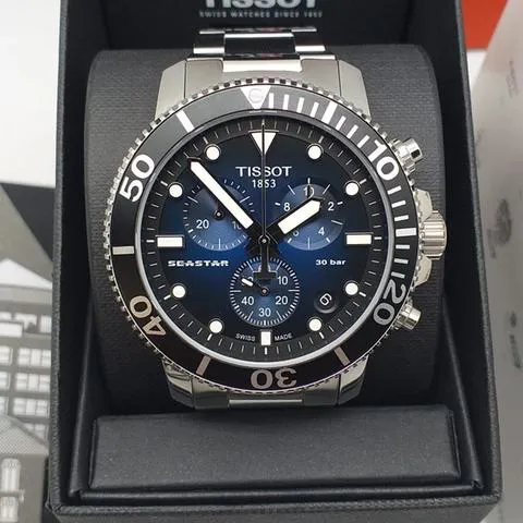 Tissot Seastar T120.417.11.041.01 45.5mm Stainless steel Black