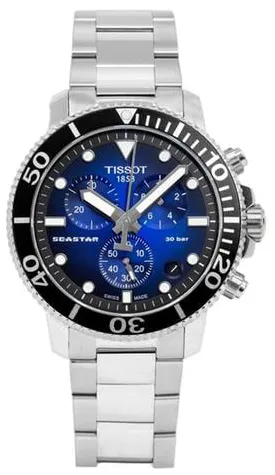 Tissot Seastar T120.417.11.041.01 45.5mm Stainless steel Black