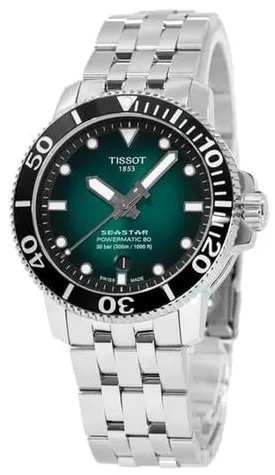 Tissot Seastar T1204071109101 43mm Stainless steel Black