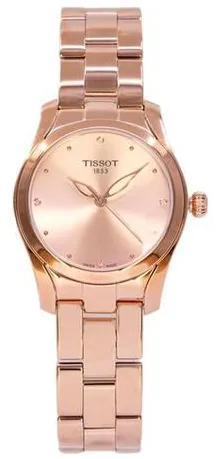 Tissot T-Wave T1122103345600 30mm Stainless steel Golden