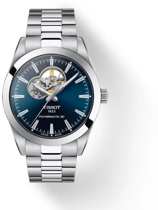 Tissot Gentlemen Powermatic 80 T127.407.11.041.01 40mm Stainless steel Blue