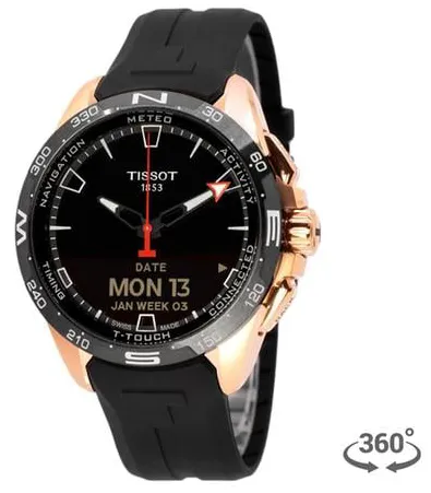 Tissot Touch T121.420.47.051.02 47.5mm Titanium Black