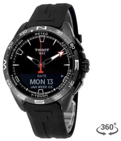 Tissot Touch T121.420.47.051.03 47.5mm Titanium Black