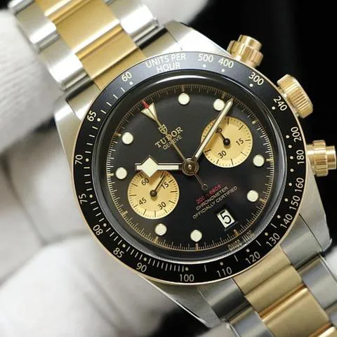 Tudor Black Bay Chrono S&G M79363N-0001 41mm Yellow gold and Stainless steel Black