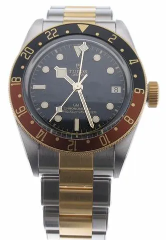 Tudor Black Bay GMT 79833MN-0001 41mm Yellow gold and Stainless steel Black