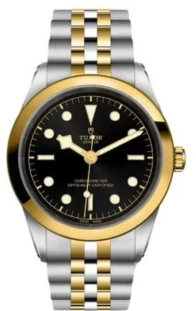 Tudor Black Bay M79683-0001 41mm Yellow gold and stainless steel Black