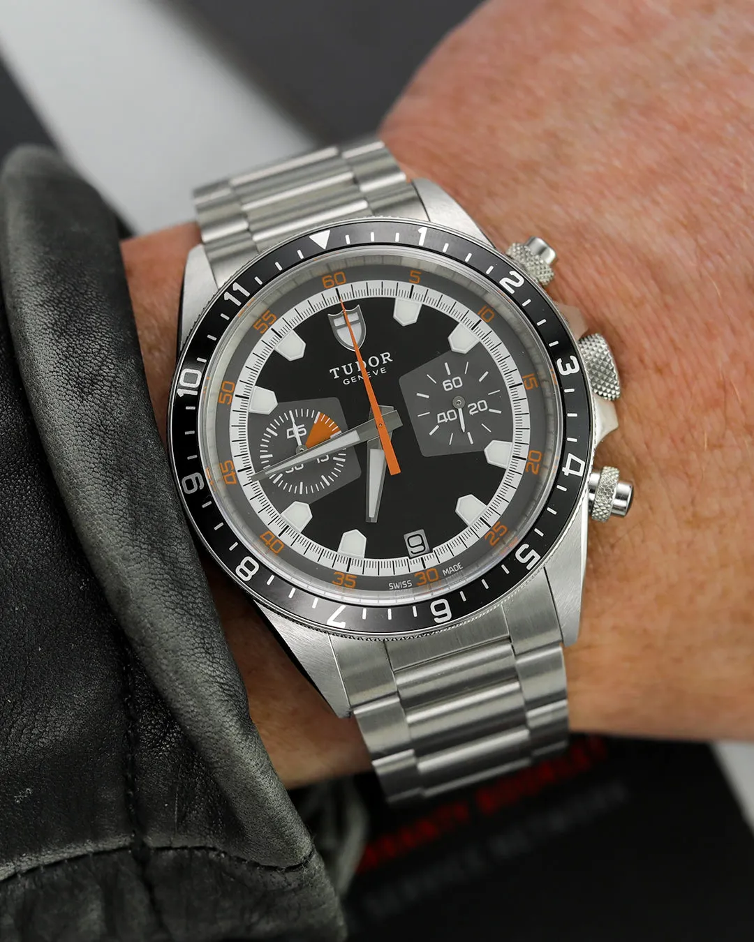 Tudor Heritage Chrono 70330N 42mm Stainless steel Black