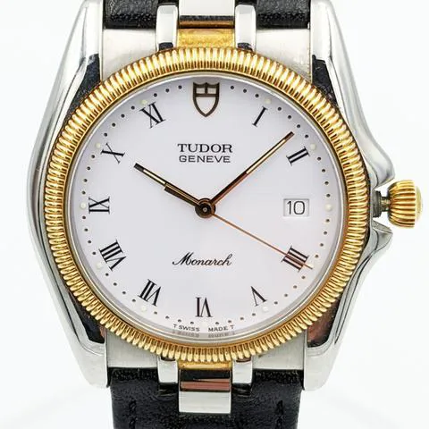 Tudor Monarch 15633 35mm Yellow gold and Stainless steel Champagne