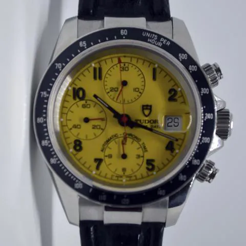 Tudor Prince Date 79260 40mm Stainless steel Yellow