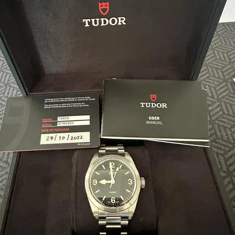 Tudor Ranger M79950-0001 39mm Steel Black 6