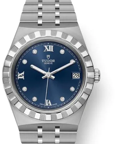 Tudor Royal M28400-0007 Stainless steel Blue