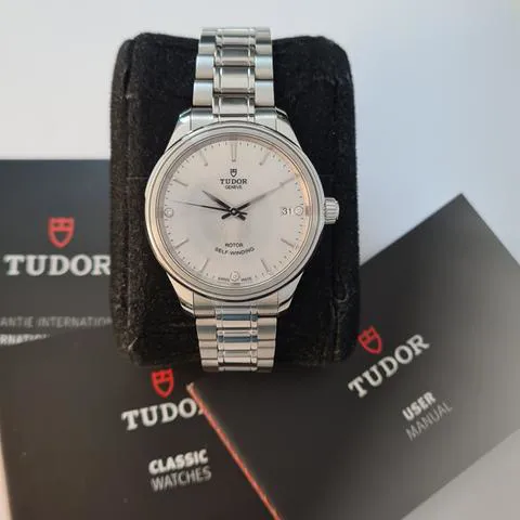 Tudor Style 12300-0003 34mm Stainless steel Silver