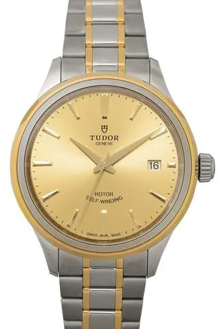 Tudor Style 12503-0001 38mm Stainless steel Champagne