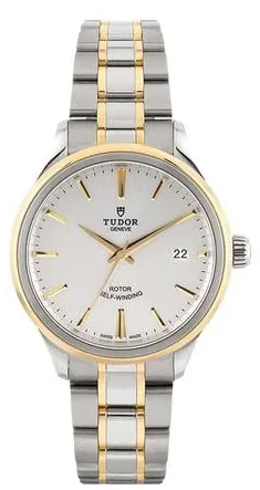 Tudor Style 12503 38mm Yellow gold and Stainless steel Silver