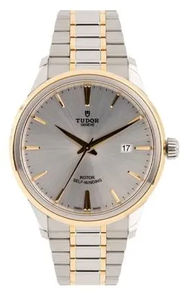 Tudor Style 12703 41mm Yellow gold and Stainless steel Silver