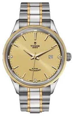 Tudor Style M12703-0004 41mm Gold/steel Champagne