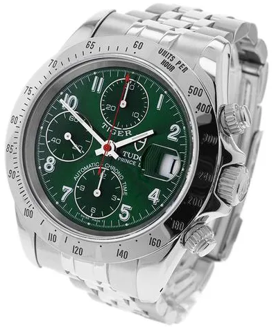 Tudor Tiger Prince Date 79280 40mm Steel Green