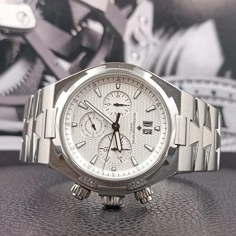 Vacheron Constantin Overseas Chronograph 49150/B01A-9095 42mm Stainless steel Silver