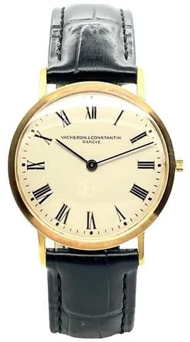 Vacheron Constantin Patrimony 6115 33mm Yellow gold Silver