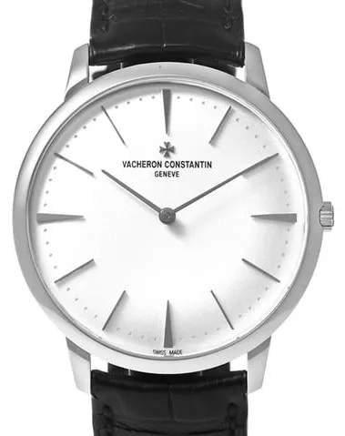 Vacheron Constantin Patrimony 81180/000G-9117 40mm White gold Silver