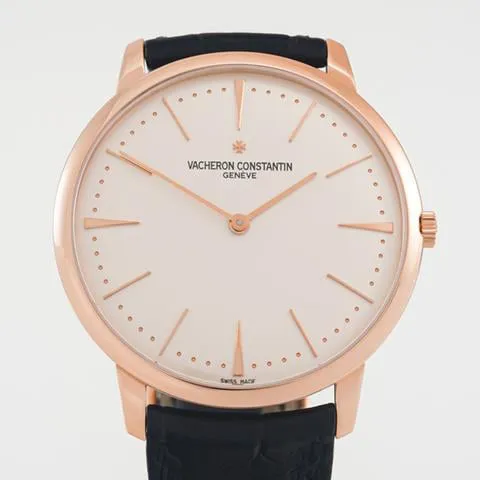 Vacheron Constantin Patrimony 81180/000R-9159 40mm Rose gold Silver