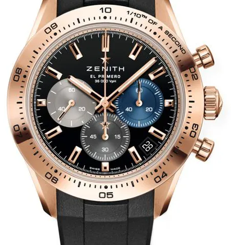 Zenith Chronomaster Sport 18.3101.3600/21.R951 41mm Rose gold Black