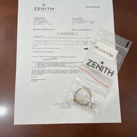 Zenith El Primero 01.0300.400 40mm Stainless steel White 8