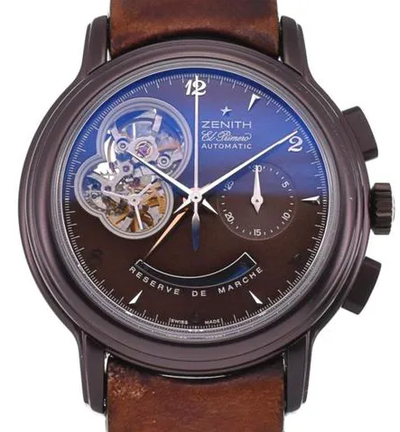 Zenith El Primero 03.0240.4021/72.C496 39mm Stainless steel Brown